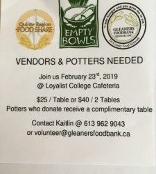 Vendors & Potters Needed
