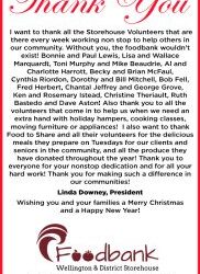 Thank You To A Great Group of Volunteers
